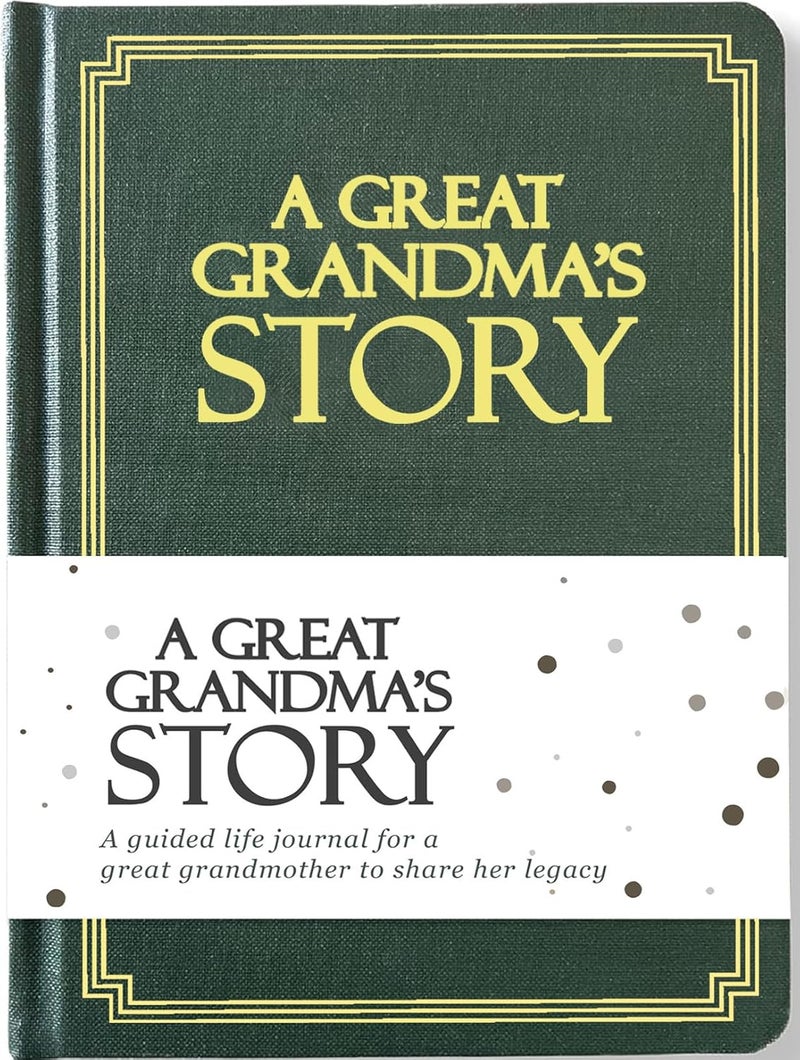 Coco & Lan Great Grandma's Life Story Journal (Hardcover): A Meaningful Keepsake for Great Grandma to Share Her Journey & Memories, Book Includes 250+ Prompts, Great Gifts for Mother's Day, Birthday & Christmas - Image 1